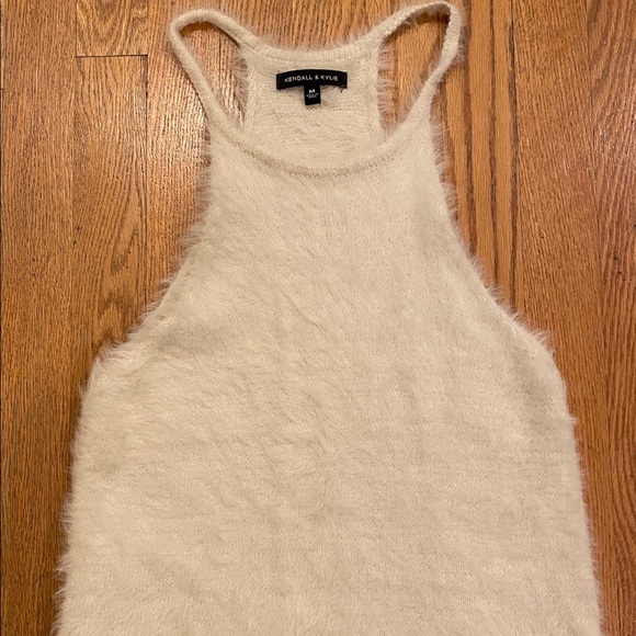 🔥SALE🔥KENDALL & KYLIE FUZZY RACERBACK SWEATER - Picture 2 of 6
